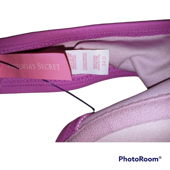 2 VS Bras, Victoria's Secret Pink and Lavender-Lilac colors. Sz. 36C & 34D - Picture 7 of 8